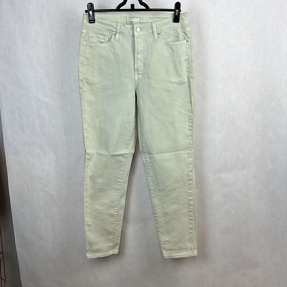 Old Navy RockStar Jeans Pants Sz 6 Lt Green
